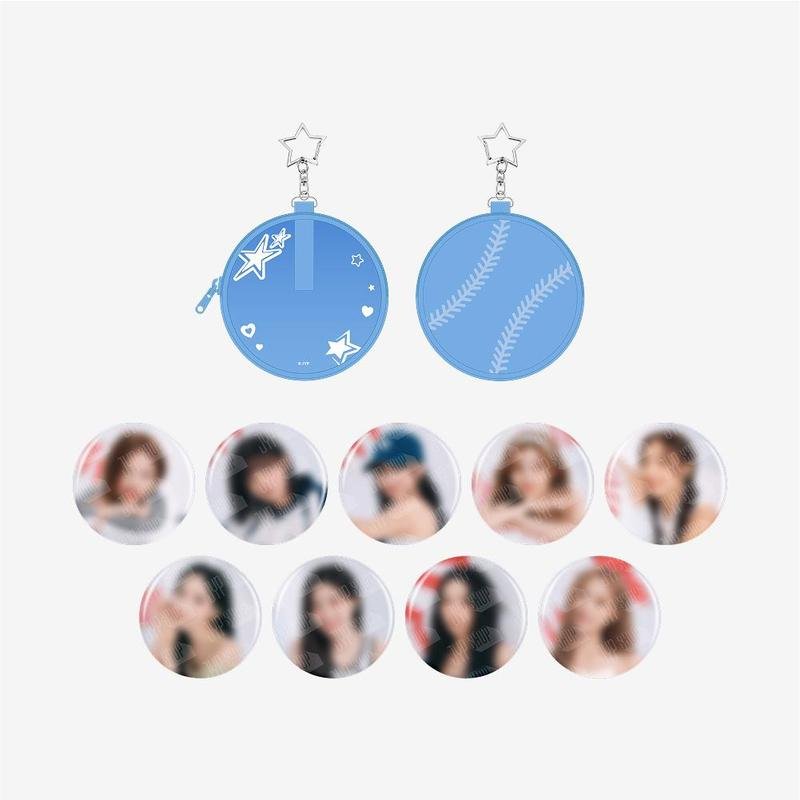 TWICE - can badge pouch set - home 9round 1