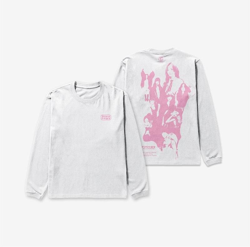 TWICE - long sleeve t-shirt portrait ver. - twice strategy pop-up in seoul 1