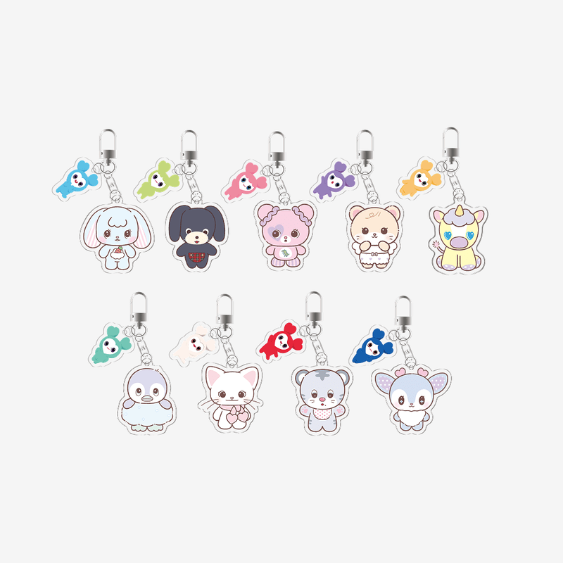 TWICE - tdoongz secret acrylic keyring the thrill 1
