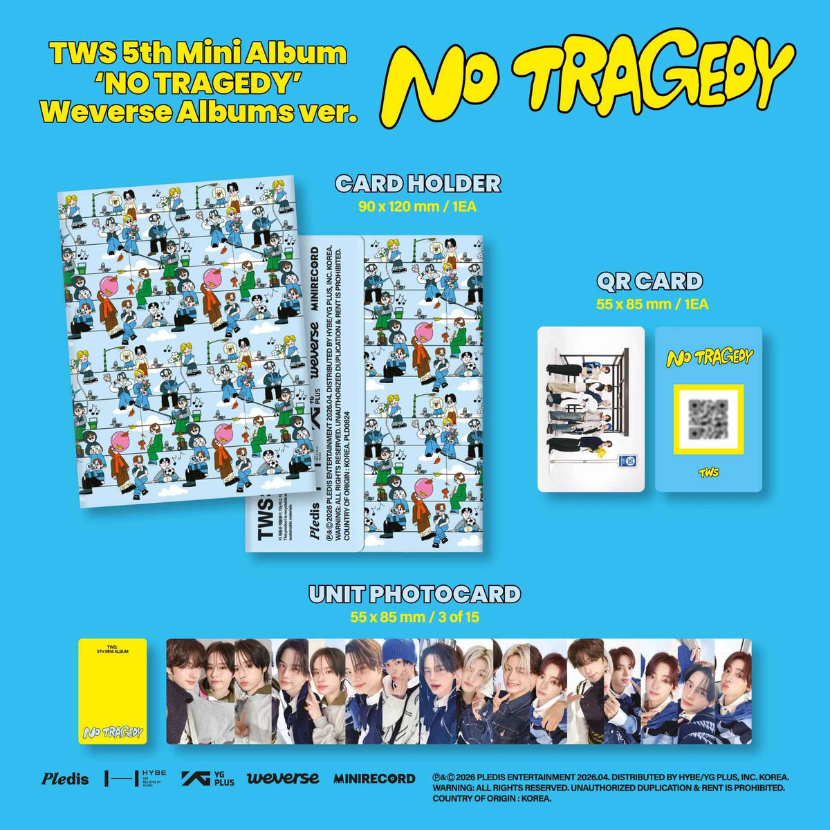 TWS NO TRAGEDY (5th Mini Album) (Weverse Albums Ver.)