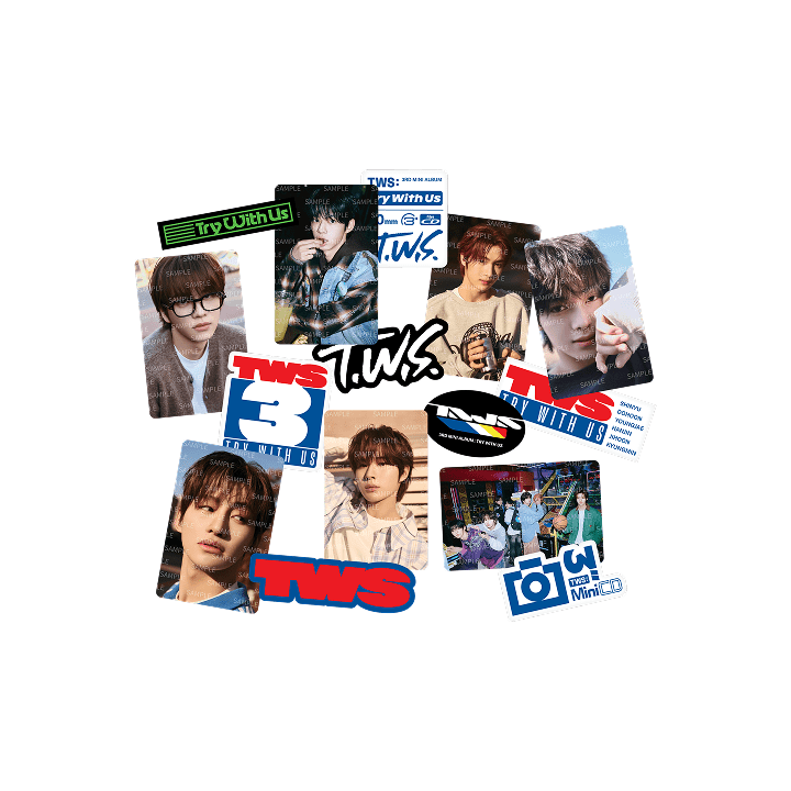 Tws - photo card sticker set 1