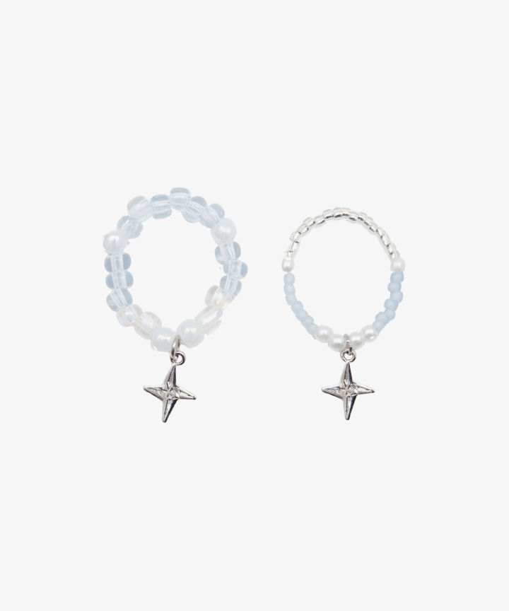 TXT - crystal ring couple set 1