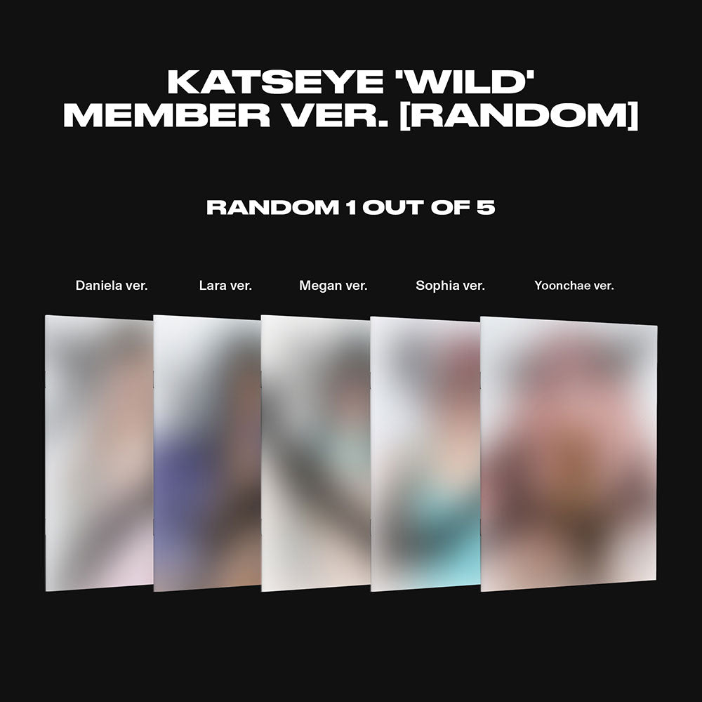 [POB] KATSEYE - WILD [Member Ver.] [RANDOM]