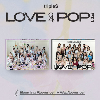 [B] TRIPLES (트리플에스) - LOVE&amp;POP pt.1 [A VER. / B VER.] [CHOOSE] [APPLE MUSIC] [POB] [LUCKY DRAW]