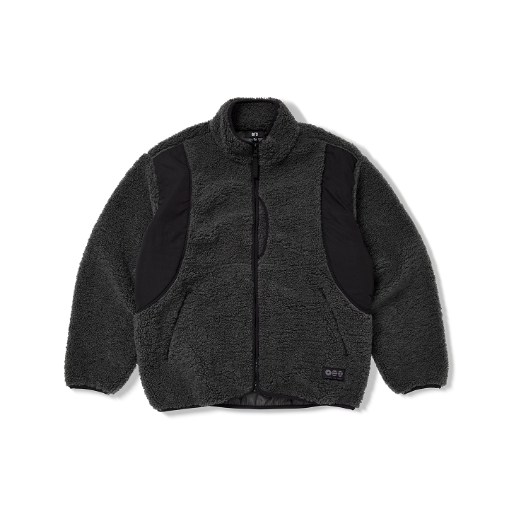 BTS - fleece jacket (charcoal) 1