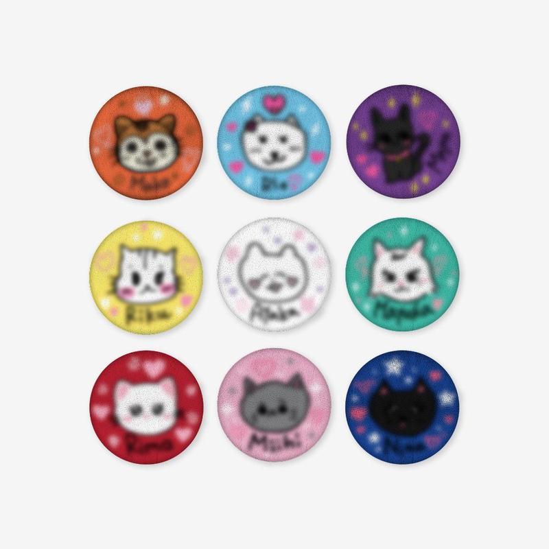 NIZIU - random can badge - love line 1
