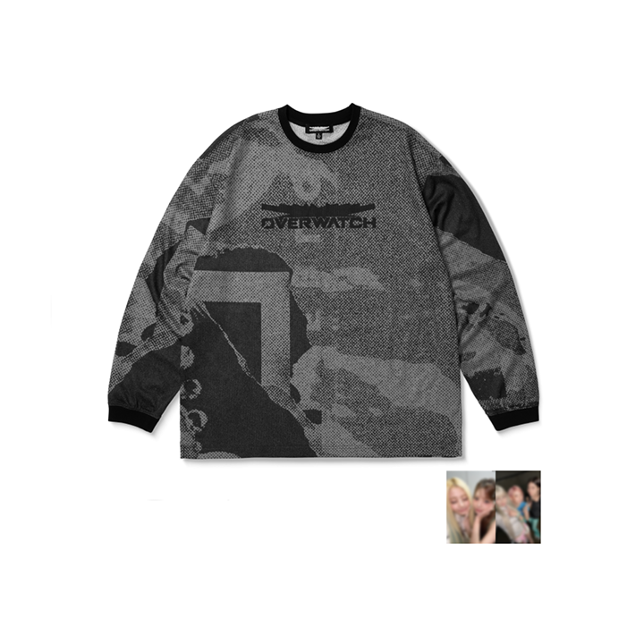 LE SSERAFIM - [le sserafim x overwatch] long sleeve jersey 1