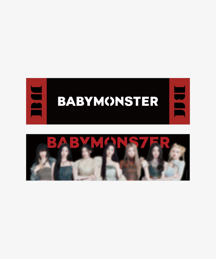 BABYMONSTER - [seeyouthere] babymonster slogan towel 1