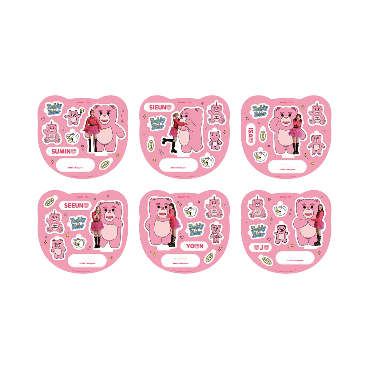 STAYC - acrylic kit / teddy bear pop-up house md