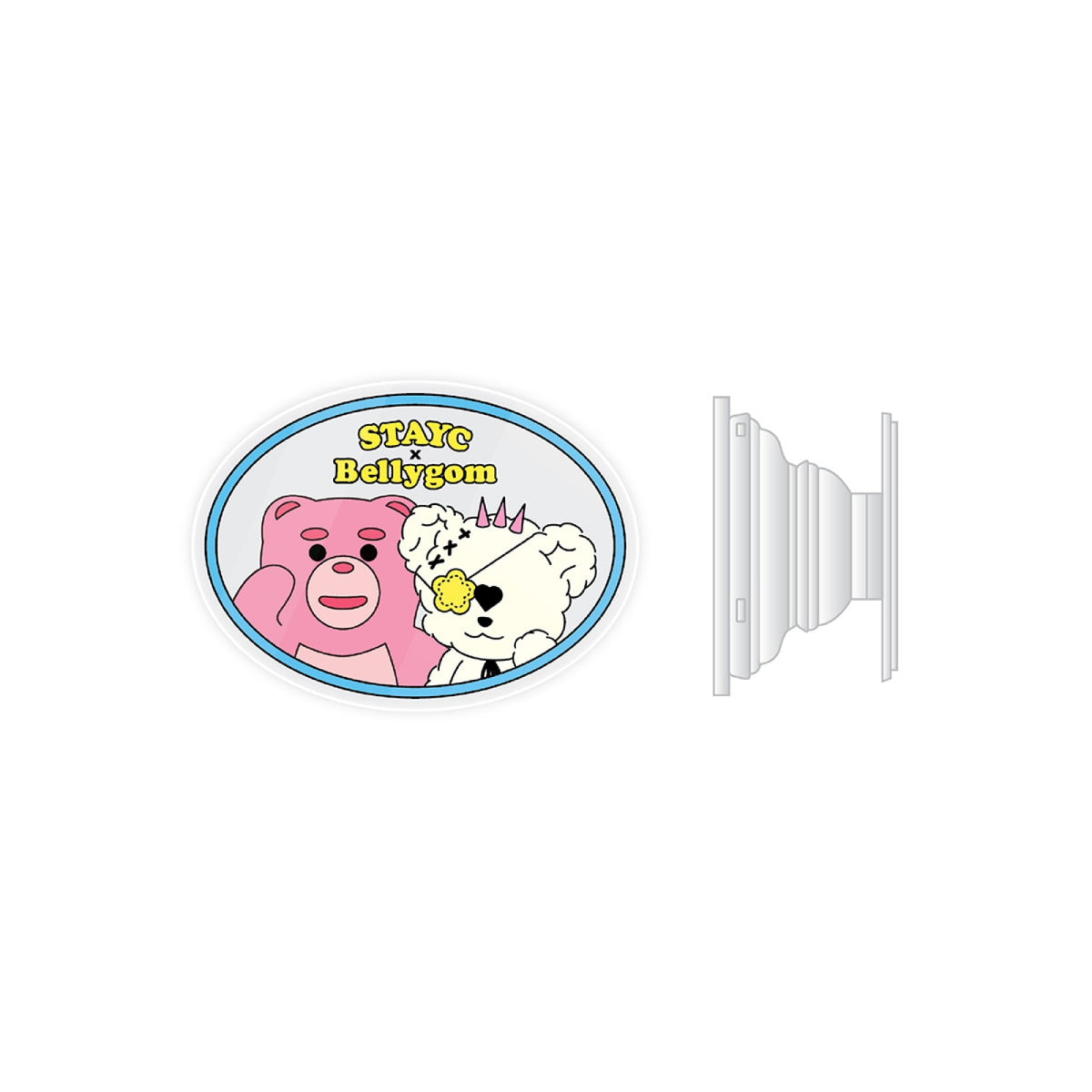 STAYC - acrylic smart tok / teddy bear pop-up house md