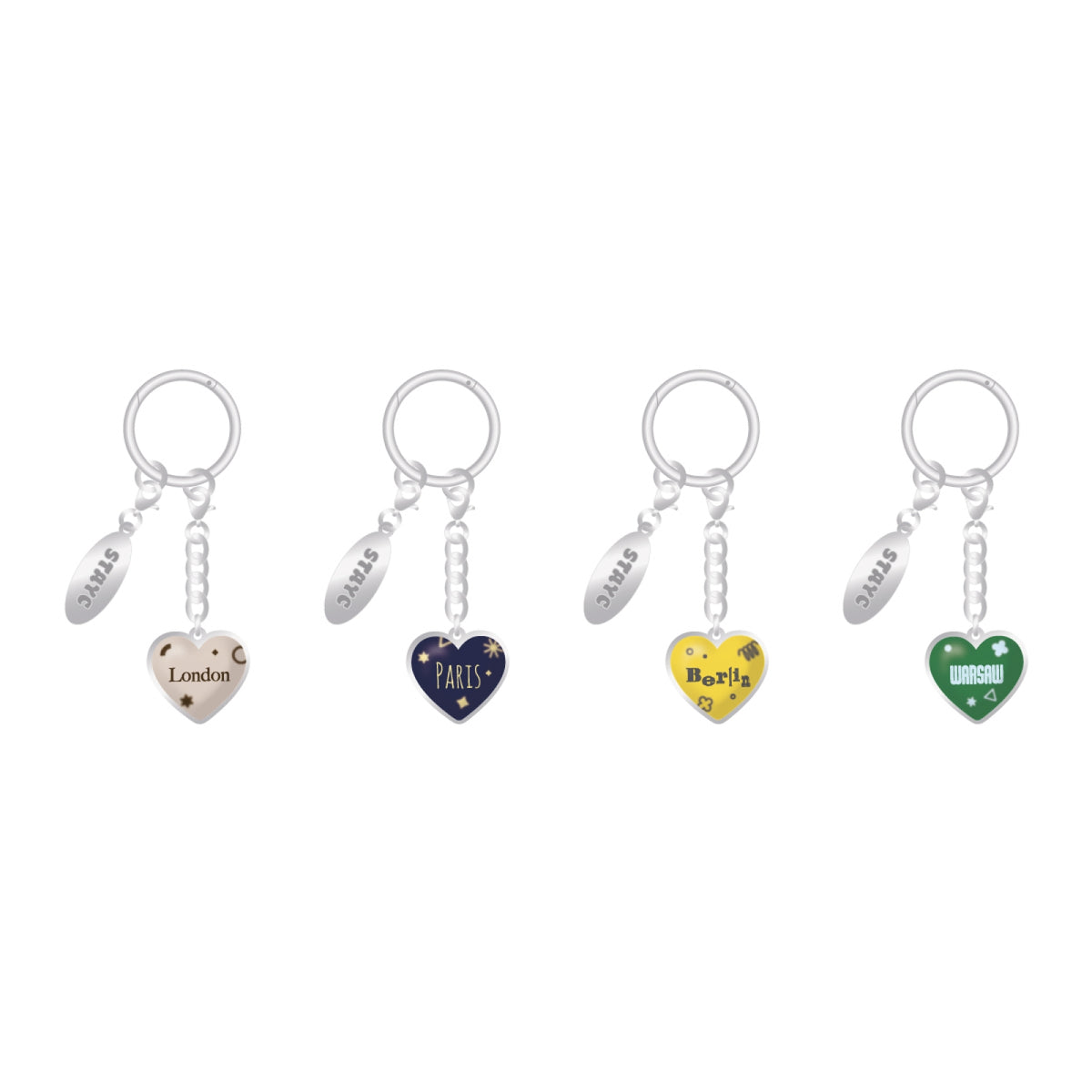 STAYC - 02 metal key ring / 1st world tour [teenfresh] in europe official md