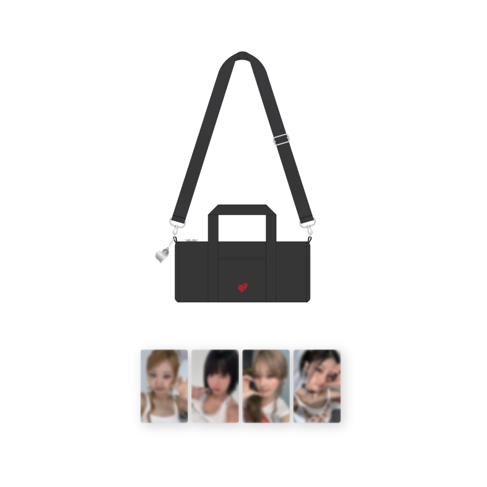 KISS OF LIFE - 02 official light stick pouch / 1st world tour [kiss road in seoul] 1