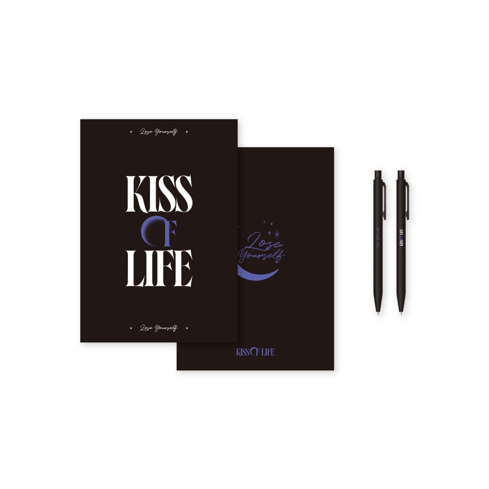 KISS OF LIFE - 11 note &amp; ballpoint pen set / 3rd mini album [lose yourself] pop-up md 1