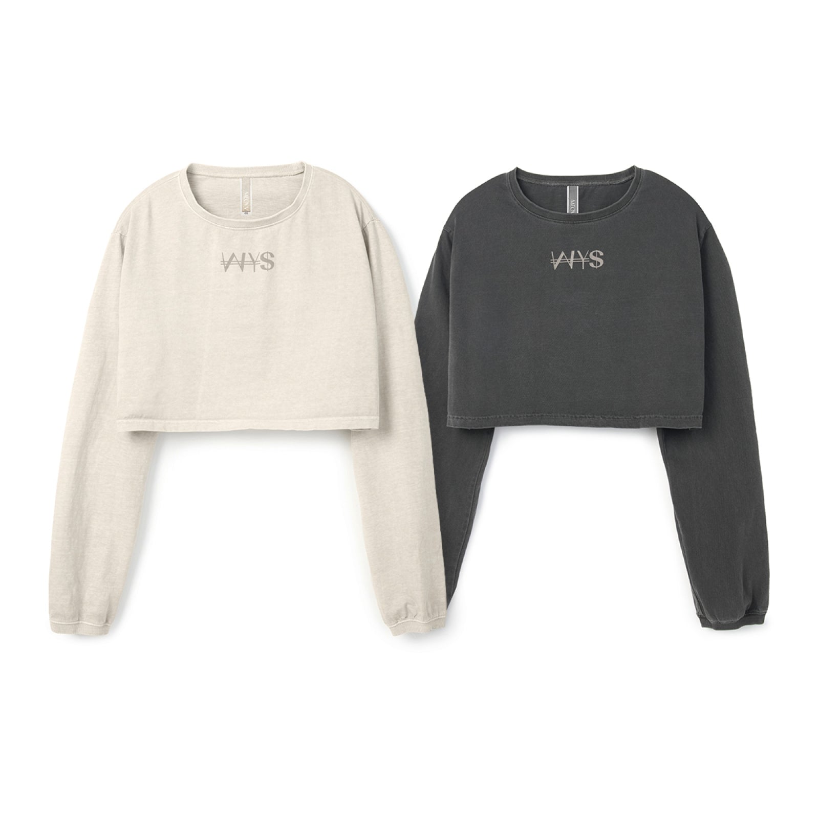 MEOVV - 01 dance practice [meovv] ₩¥$ dyed crop l/s tee 1