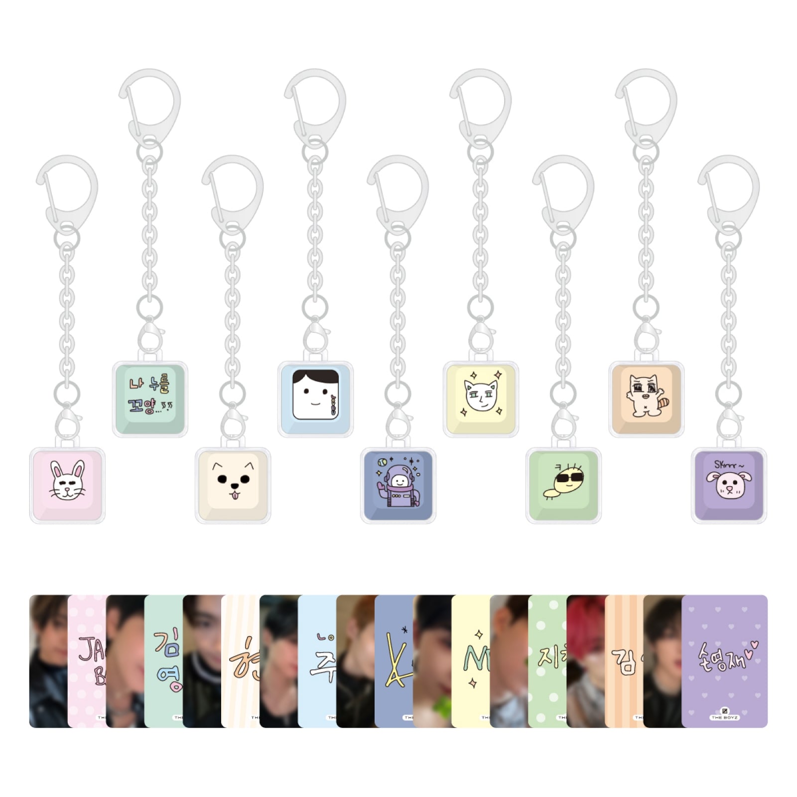 THE BOYZ - 07 keycap keyring / [the blaze] world tour in seoul 1