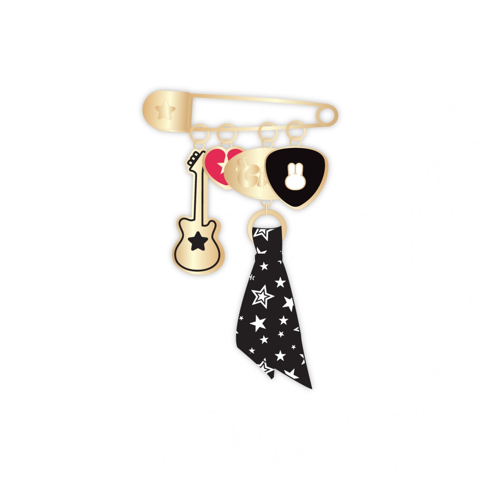 I-DLE - yuqi - 17 gigi pin brooch / 1st single album [motivation] pop-up md 1