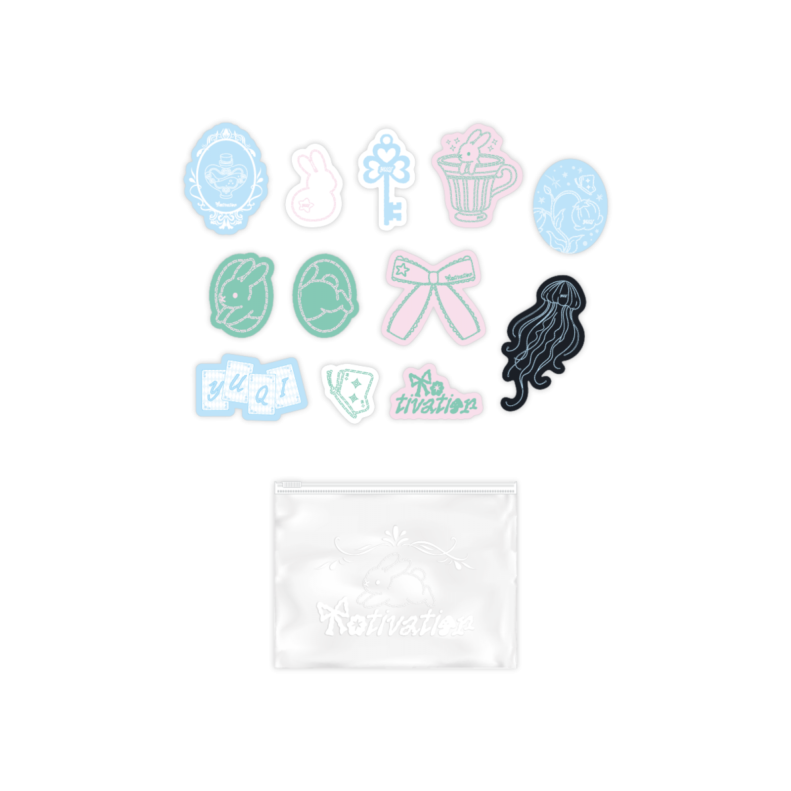 I-DLE - yuqi - 05 sticker pack / 1st single album [motivation] pop-up md 1