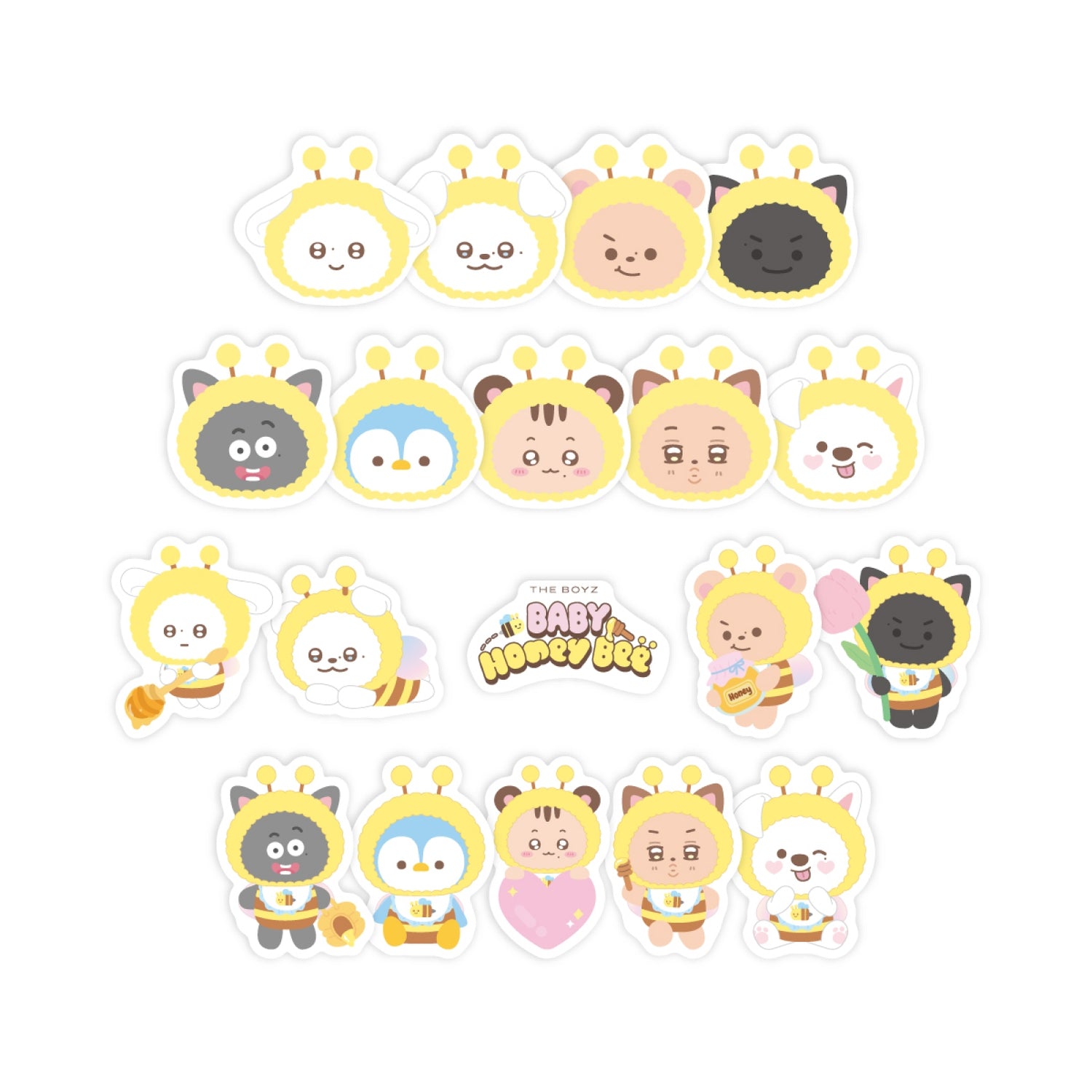 THE BOYZ - 13 sticker pack / concert [inter-zection] official md 1