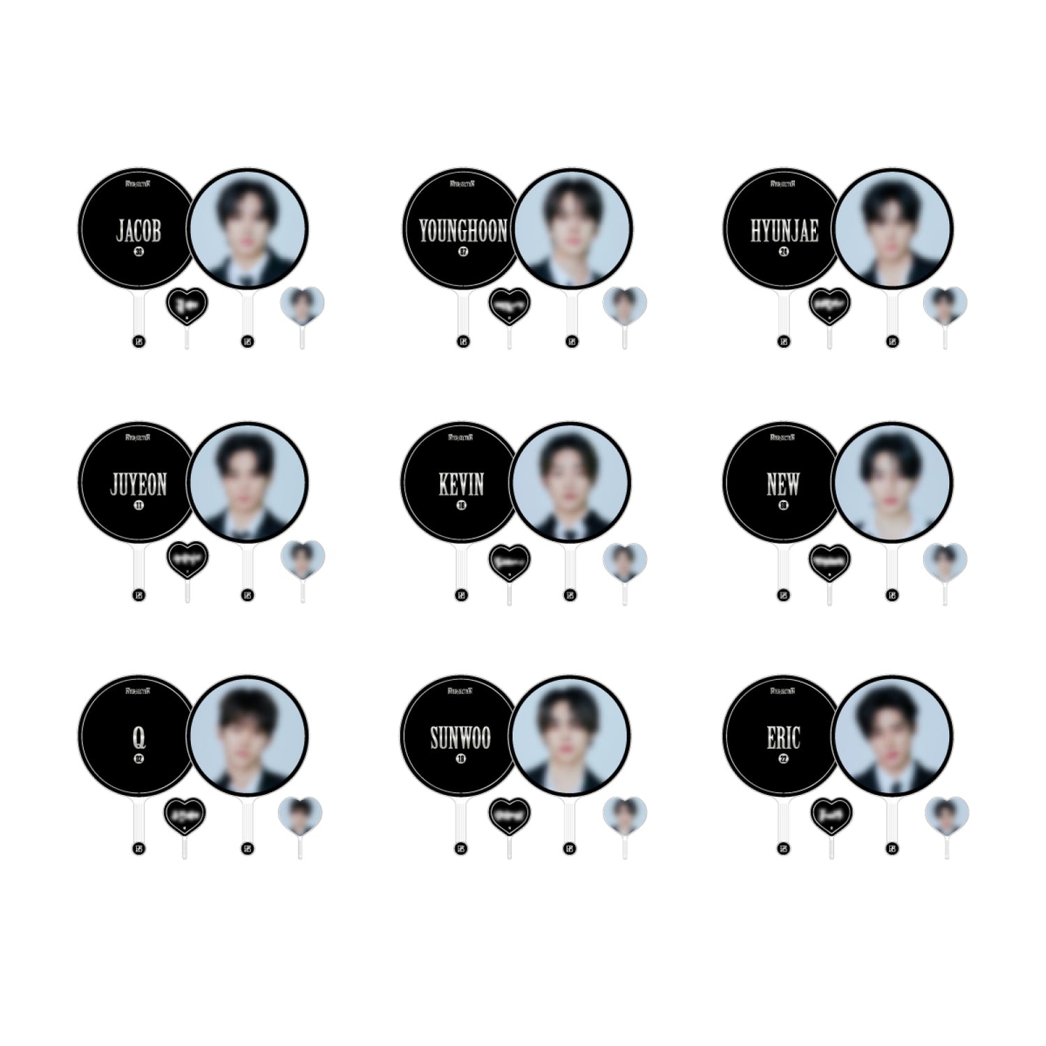 THE BOYZ - 09 image picket set / concert [inter-zection] official md 1