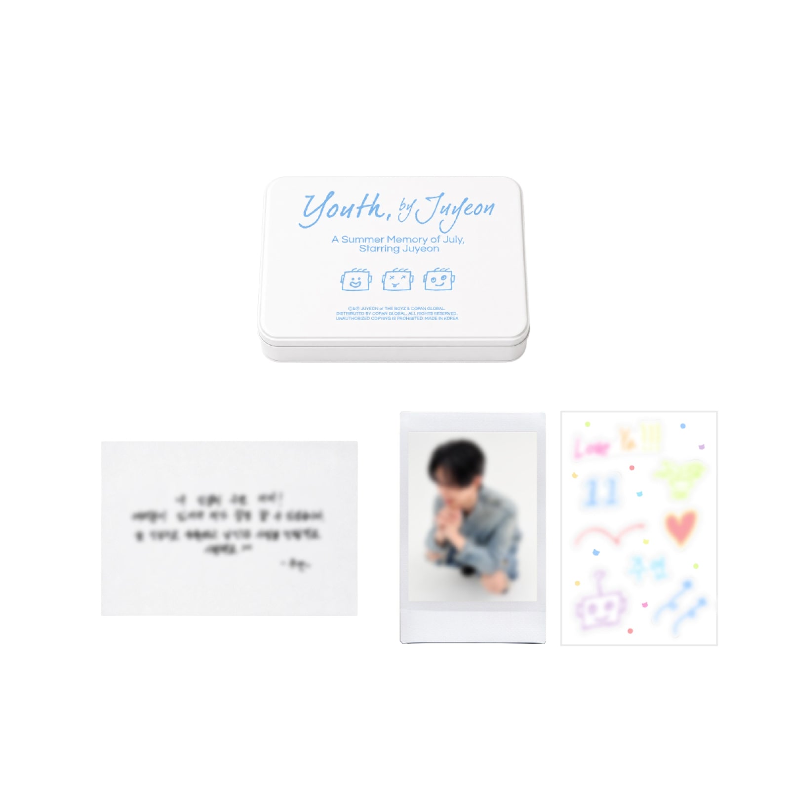 THE BOYZ - juyeon - 03 tincase set / 2026 juyeon 1st fanmeeting [youth, by juyeon] official md 1