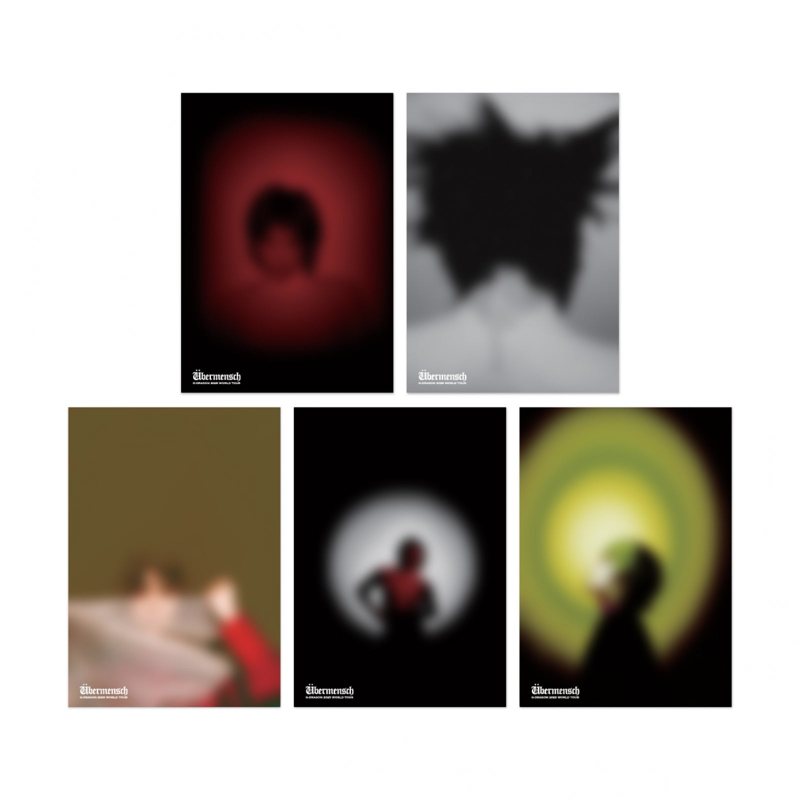 BIGBANG - g-dragon - 27 poster set / g-dragon 2025 world tour in korea 1