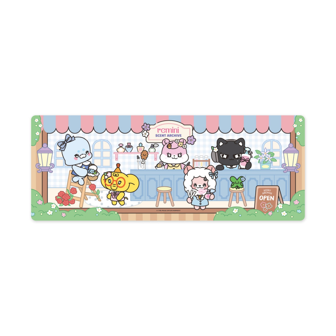 RESCENE - desk mat / pop-up [scent archive - memories of rescene] official md 1