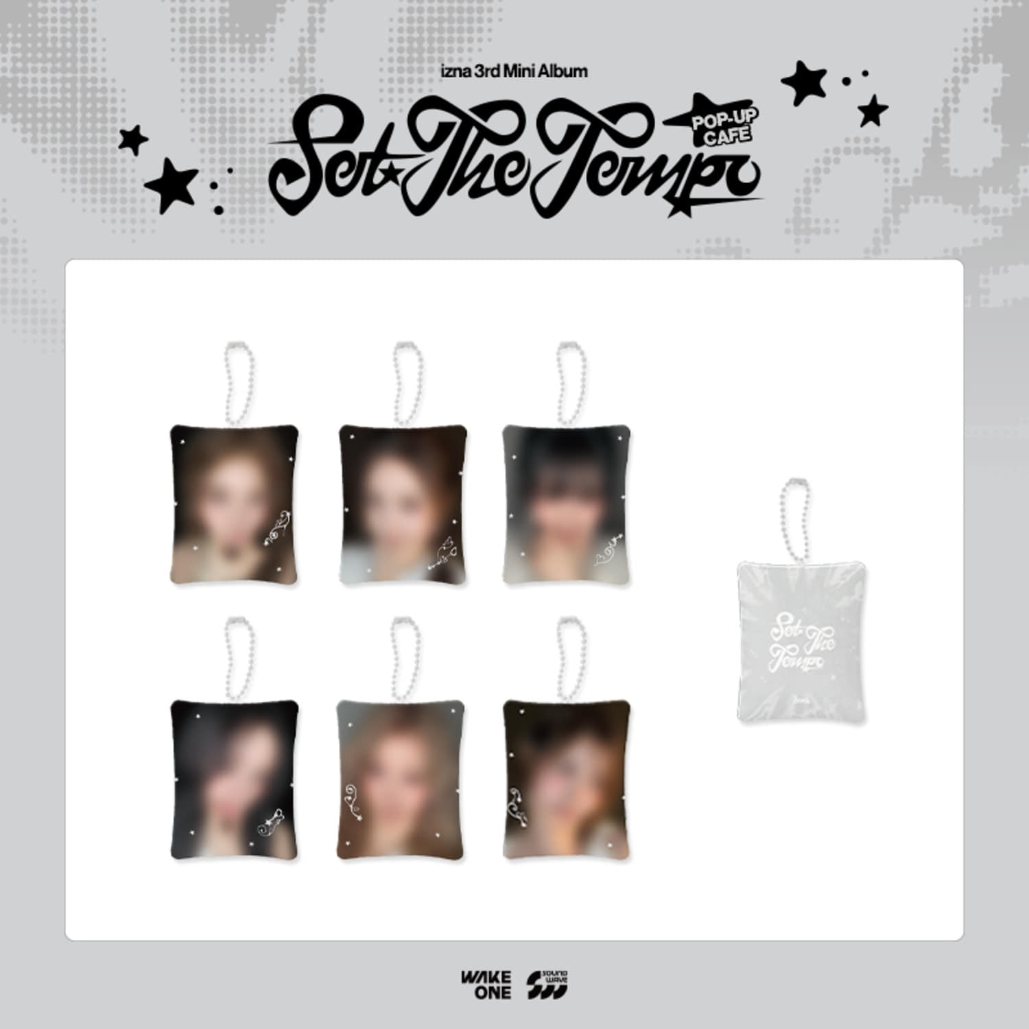 IZNA - *2nd open* izna - pop-up store [set the tempo] md 14. soft cushion keyring (cushion keyring) 2