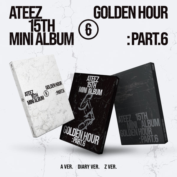ATEEZ - GOLDEN HOUR : Part.6 (15th mini, A / DIARY / Z) [Standard Ver.] [SET]