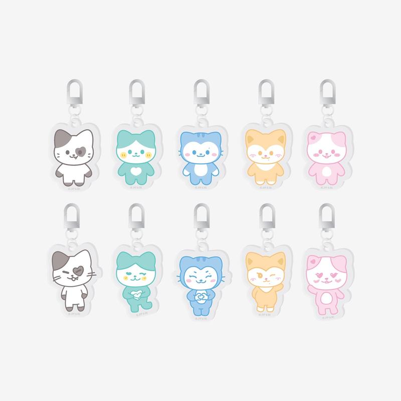 ITZY - twinzy secret acrylic keyring - 3rd world tour [tunnel vision] 1
