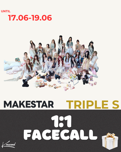 [JiWoo] TRIPLES (트리플에스) - LOVE&amp;POP pt.1 [RANDOM] [MAKESTAR] [LuckyDraw] [Facecall]