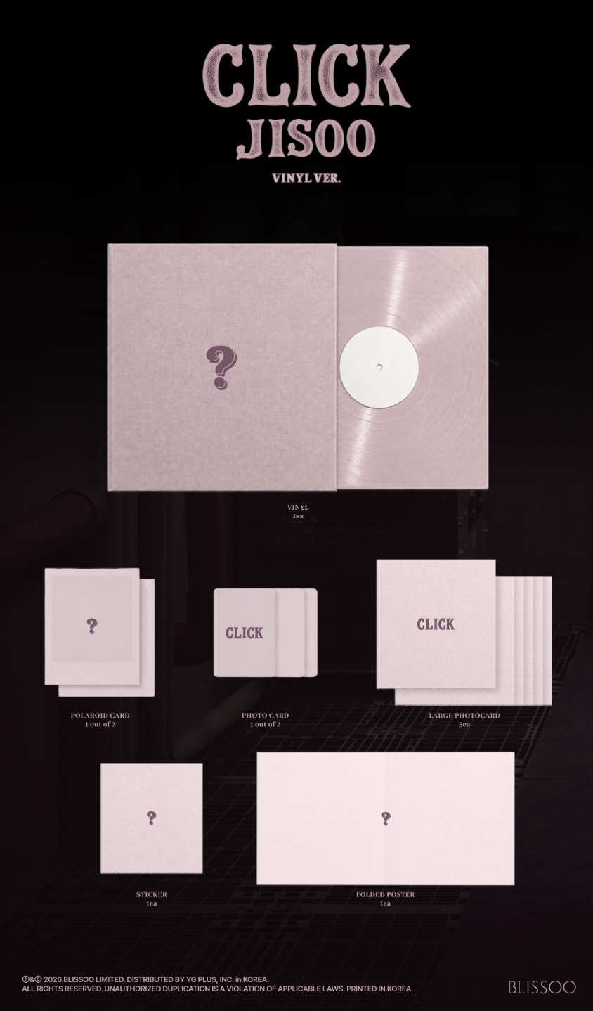 Jisoo - CLICK [VINYL Ver.]