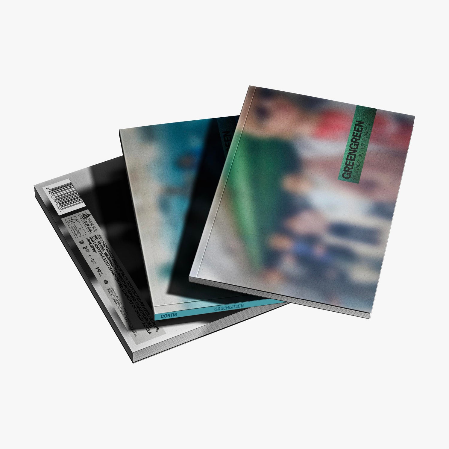 CORTIS (코르티스) The 2nd EP [GREENGREEN] [BRIDGE Ver. / STREET Ver. / STUDIO Ver. / 3 versions set].