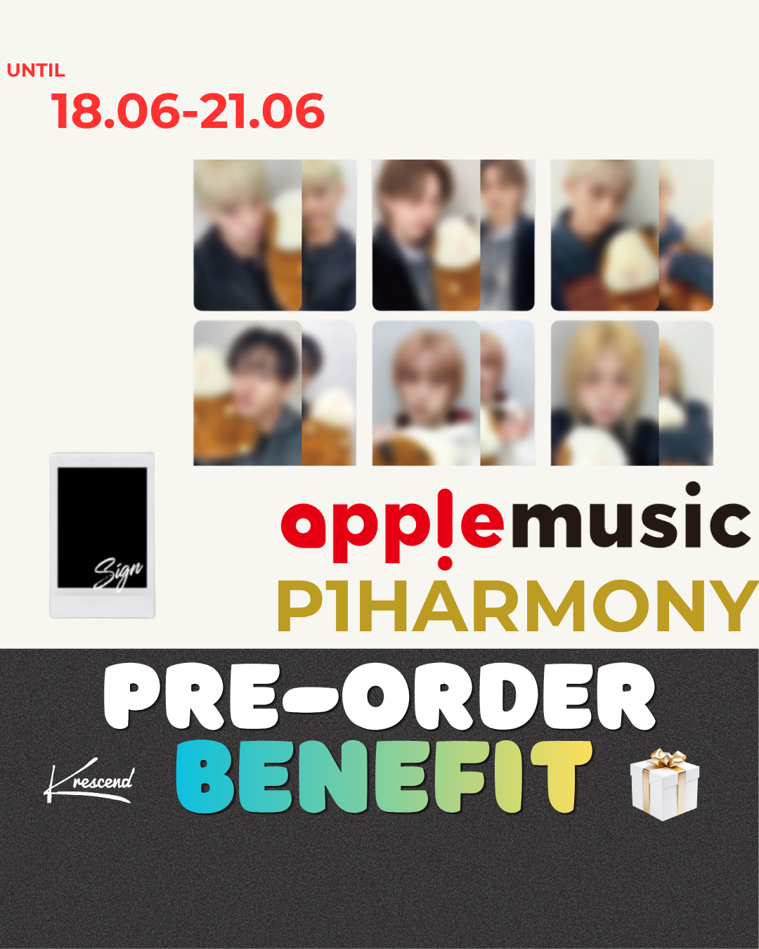 [Theo] P1HARMONY - Unique (Mini 9th) [Photobook Ver.] [RANDOM] [APPLE MUSIC] [LuckyDraw] [Facecall]