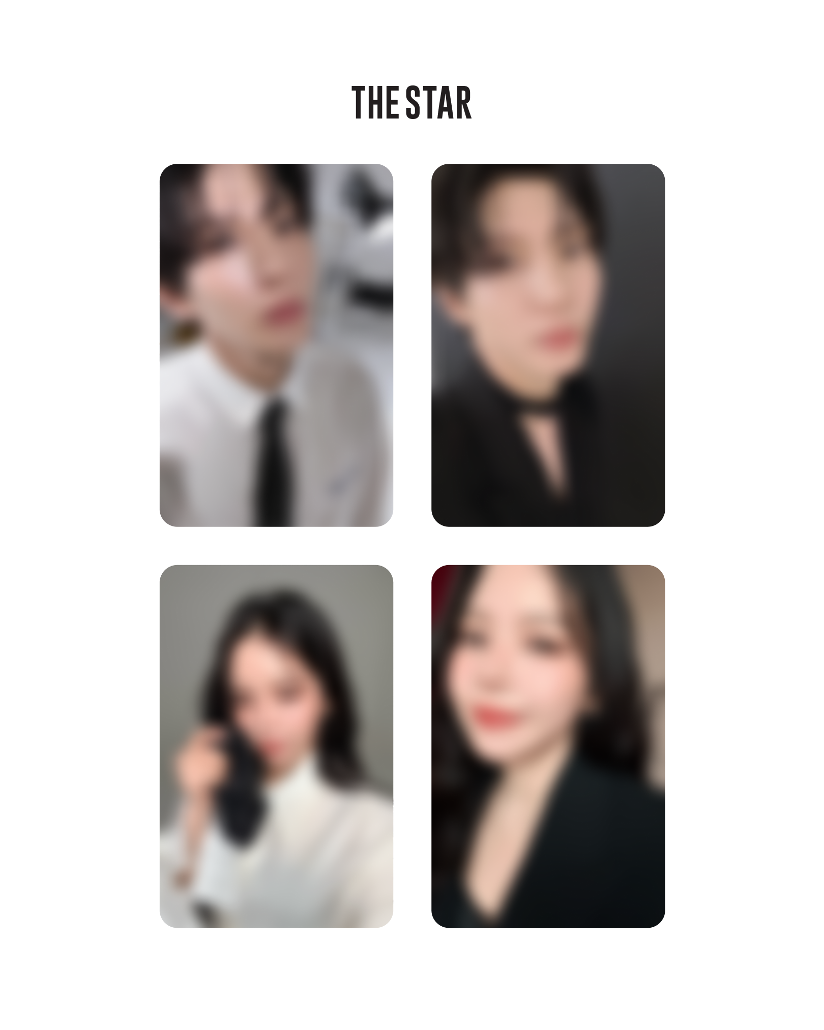 MAMAMOO Solar and Jung Taekwoon on THE STAR February 2026 magazine cover A version photocard