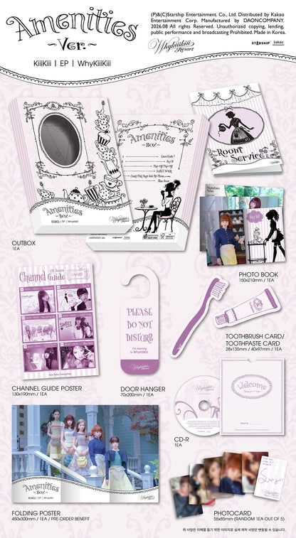 [Leesol] KIIIKIII - WhyKiiiKiii [Guide book/Summer issues / Amenities Ver.][RANDOM] [WITHMUU] [LuckyDraw] [Fan Sign] [🎥 1:1] [Facecall]