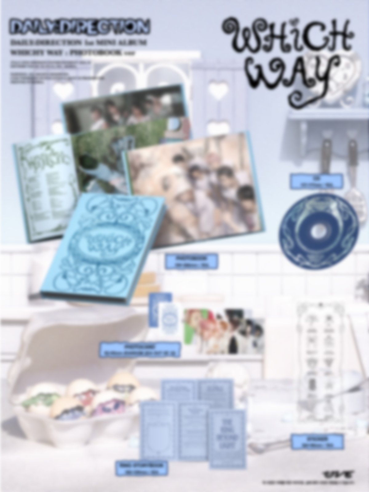 DAILY:DIRECTION - WHICH WAY [Pop-up / Photobook Ver.] [RANDOM]