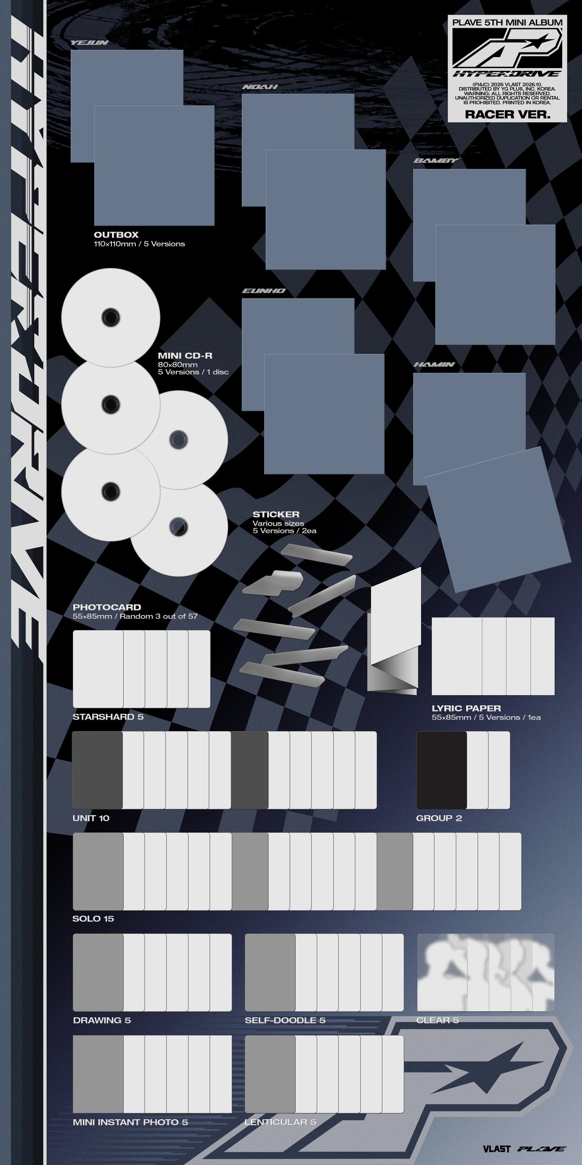 PLAVE - HYPERDRIVE (5th Mini Album) [PLBBUU Ver.] [RANDOM]