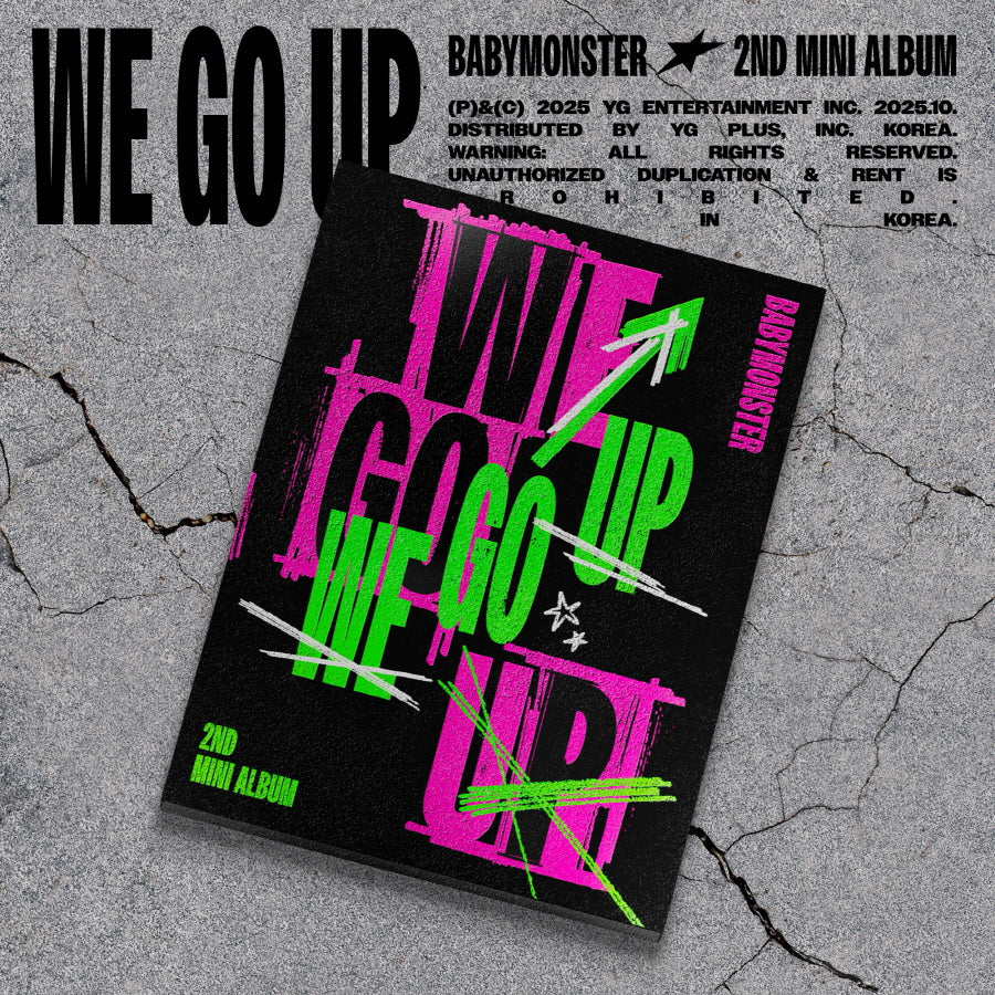 BABYMONSTER - WE GO UP (1st Mini Album) [UP VER.]