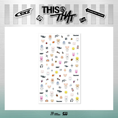 STRAY KIDS - [week 1] stray kids - [this &amp; that] pop-up store md 03. skzoo micro sticker (skzoo micro sticker) 1