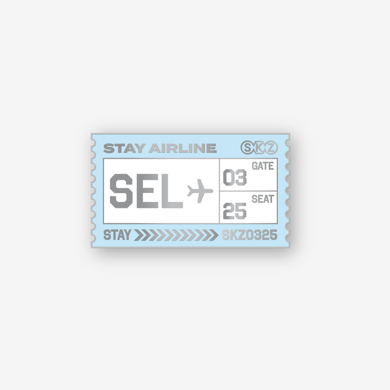 STRAY KIDS - metal badge seoul ver. - skzoo everywhere all around the world 1