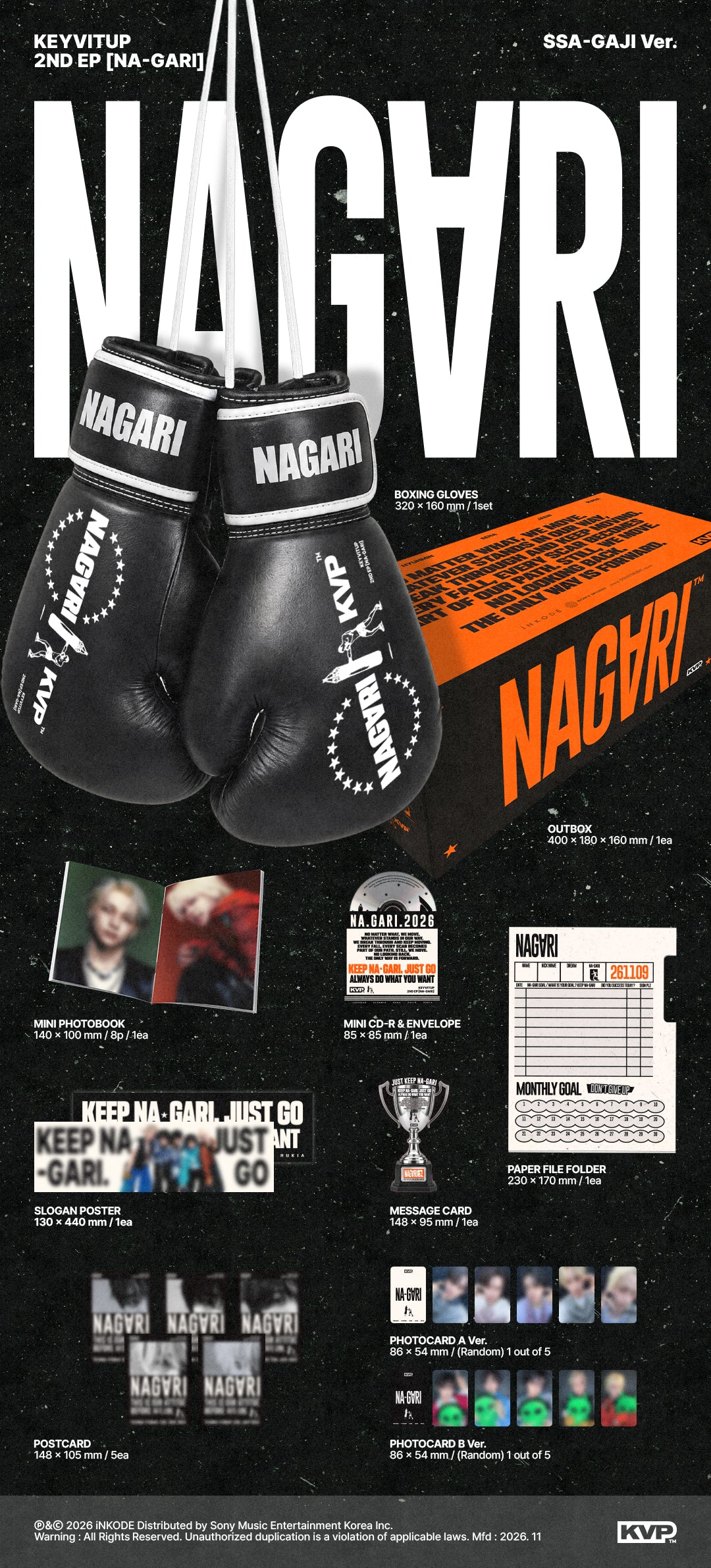 KEYVITUP - NA-GARI (2ND EP) [SSA-GAJI Ver.]
