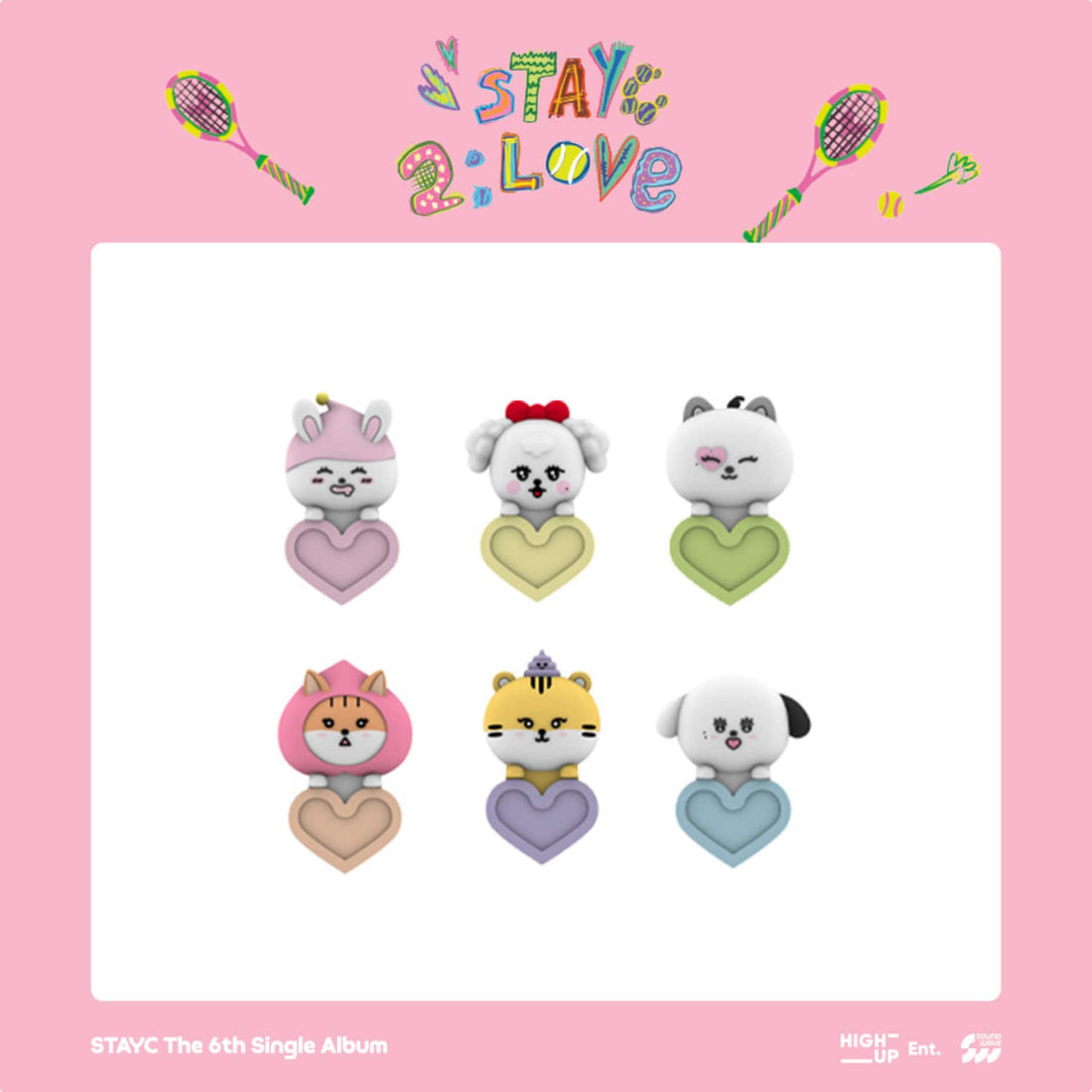 STAYC - stayc - the 6th single album pop-up cafe [2:love] md 03. random monitor figure 2