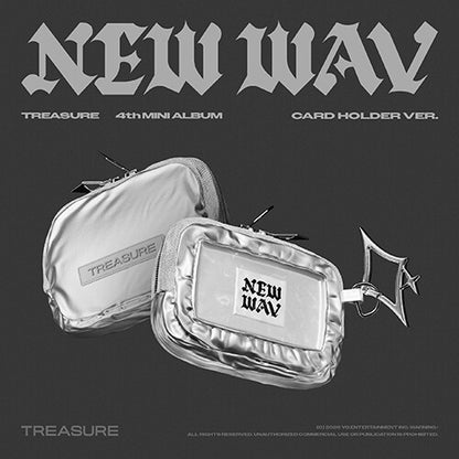 TREASURE (트레저) - NEW WAV (4th Mini Album, LIMITED EDITION) [CARD HOLDER VER.]