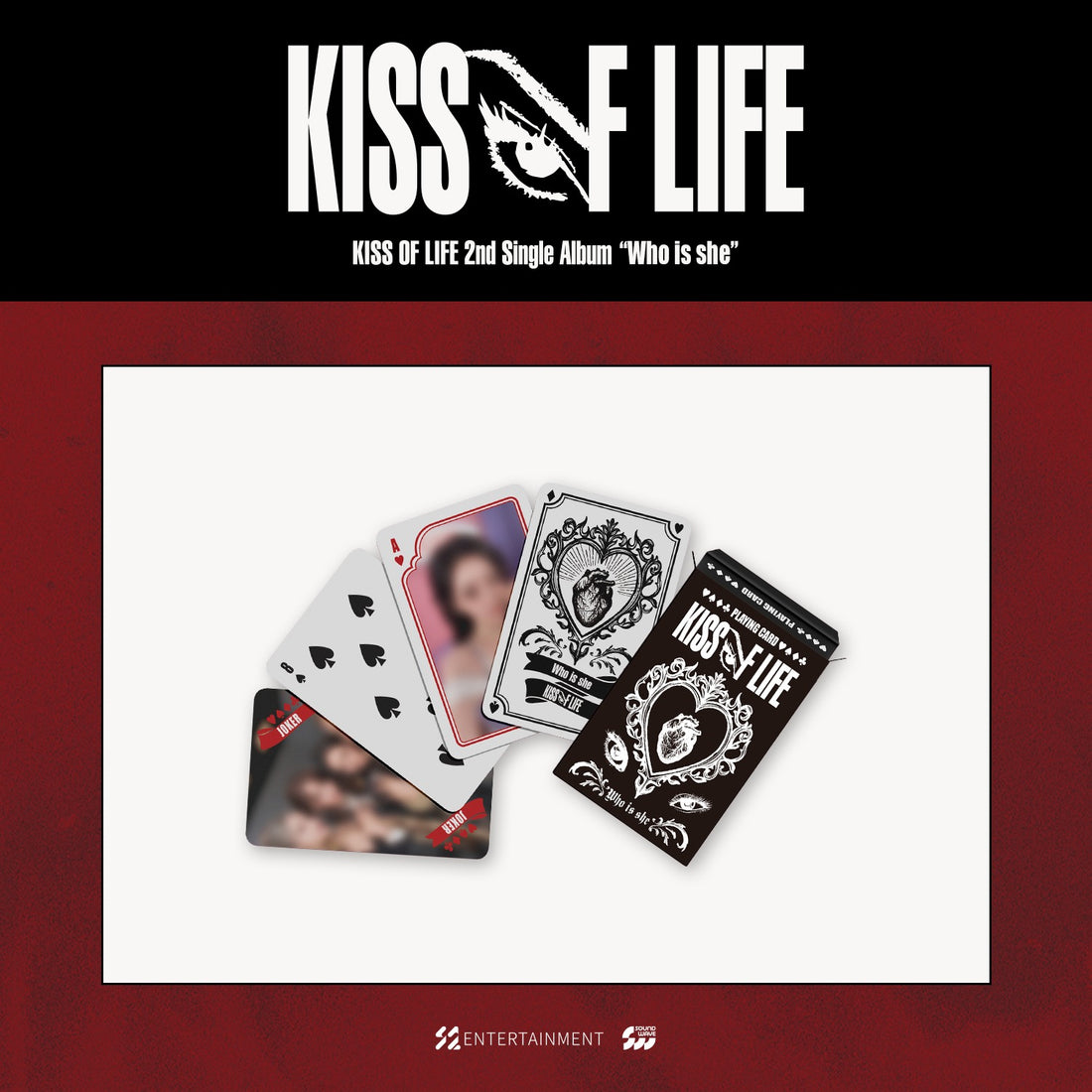KISS OF LIFE - kiss of life 2nd single album [who is she] pop-up md 05. playing card set 2