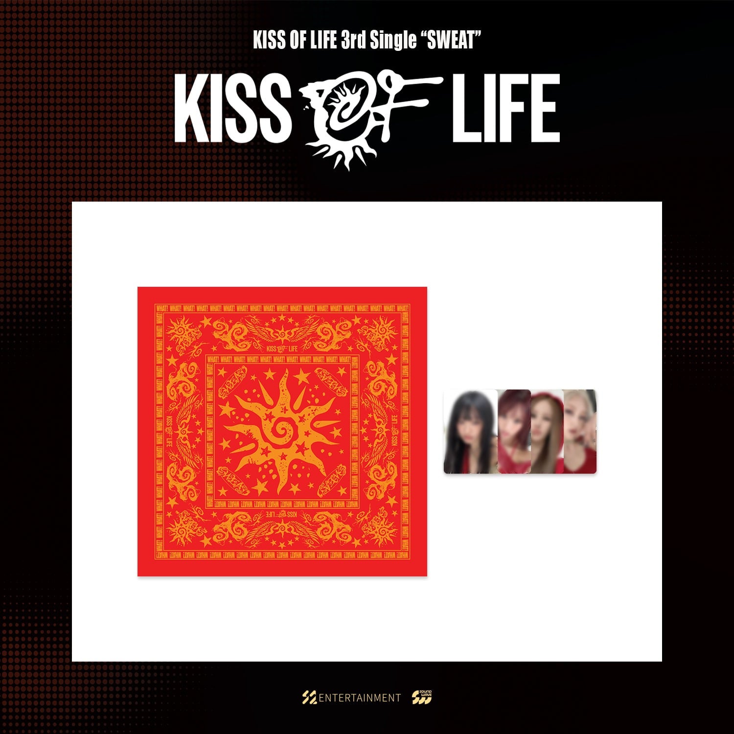 KISS OF LIFE - kiss of life - 3rd single "sweat" pop-up md 08. bandana 2