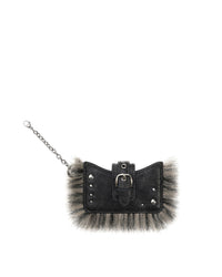 STAND OIL - stud fur keyring · dark gray 1