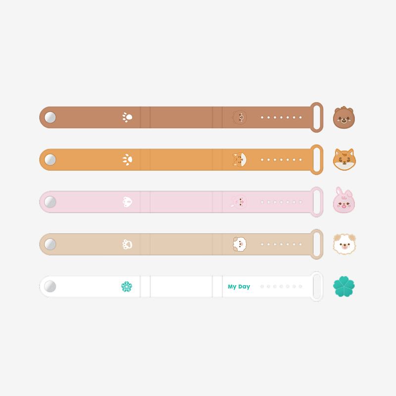 DAY6 - light band strap &amp; charm set 2025 ver. 1