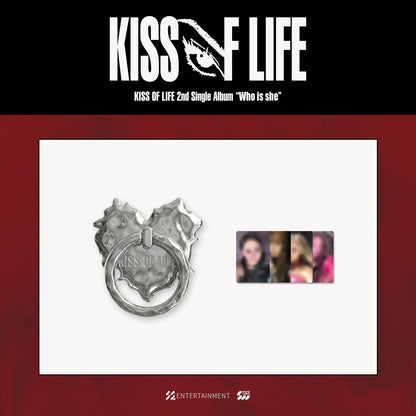 KISS OF LIFE - kiss of life 2nd single album [who is she] pop-up md 02. heart ring holder 2