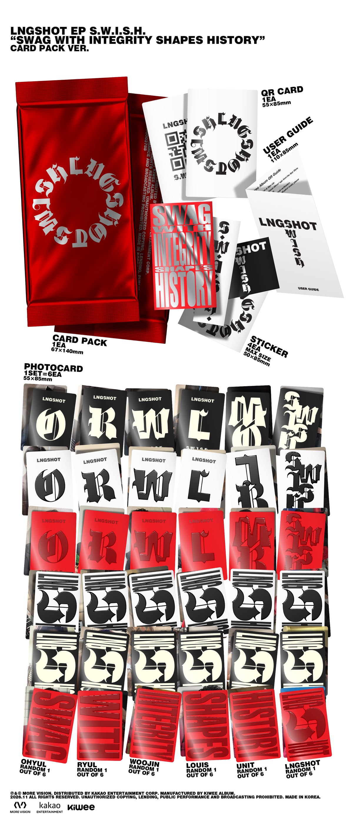 LNGSHOT (롱샷) - S.W.I.S.H. (EP) [Card Pack Ver.]