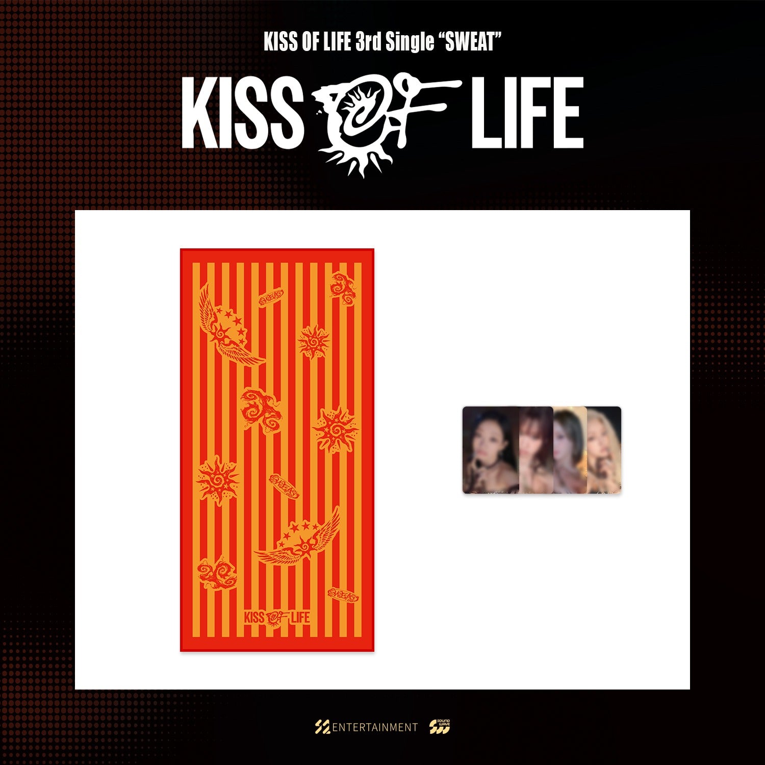 KISS OF LIFE - kiss of life - 3rd single "sweat" pop-up md 07. beach towel 1